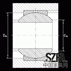 關(guān)節(jié)軸承 GE10-PB, 根據(jù) DIN ISO 12 240-1 標(biāo)準(zhǔn)，尺寸系列 K，需維護(hù)